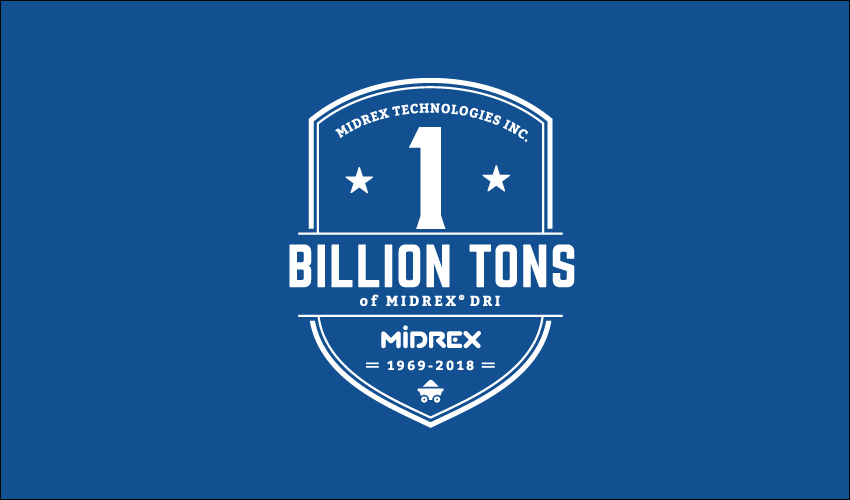 1 billion tons of DRI