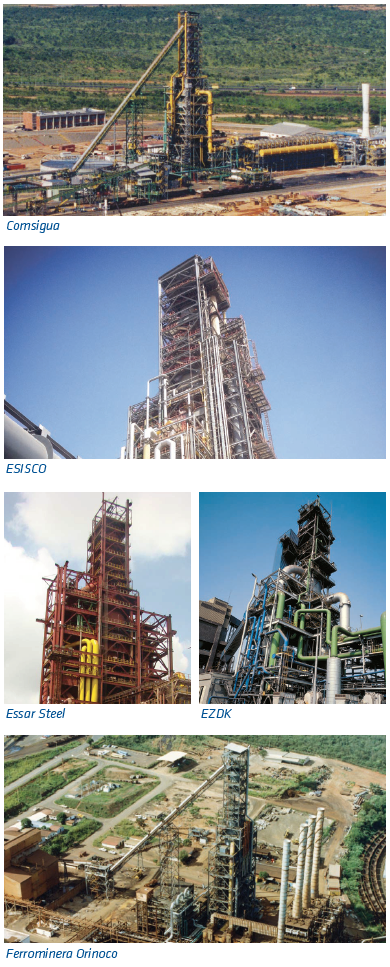 Comsigua, ESISCO, Essar Steel, EZDK, Ferrominera Orinoco