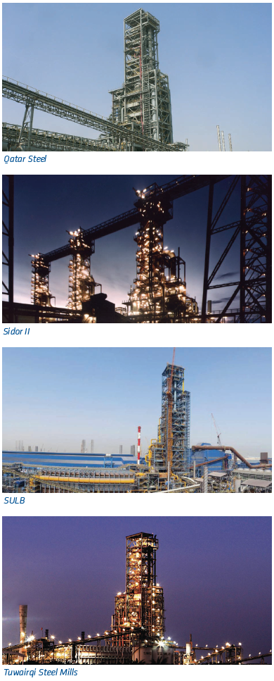 Qatar Steel, Sidor II, SULB, Tuwairqi Steel Mills