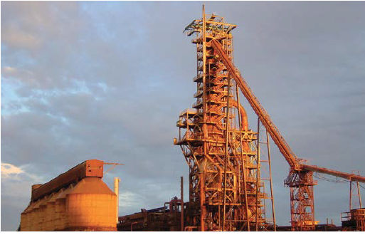 FIGURE 8. First MIDREX HBI Plant on Labuan Island, Malaysia