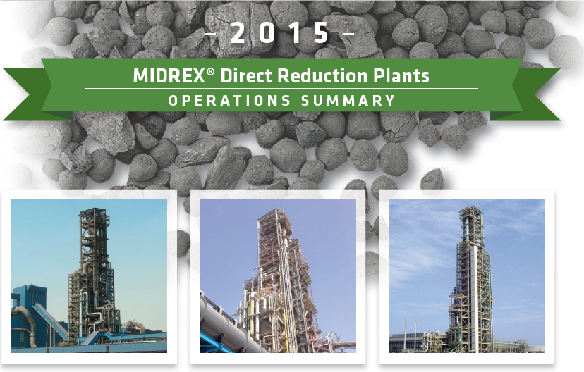 MIDREX® Direct Reduction Plants - 2015 Operations Summary