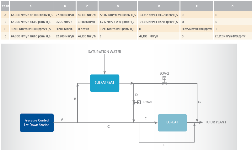 FIGURE 4 Diagram of Parallel Installation of SulfaTreat and LO-CAT Systems