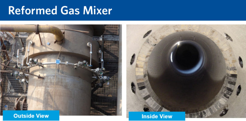 Reformer Gas Mixer- Outside / Inside Views